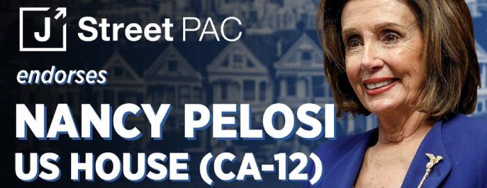 JStreetPAC Proudly Endorses Speaker Nancy Pelosi