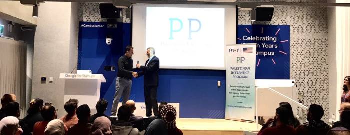 Stage at a Palestinian Internship Program Conference